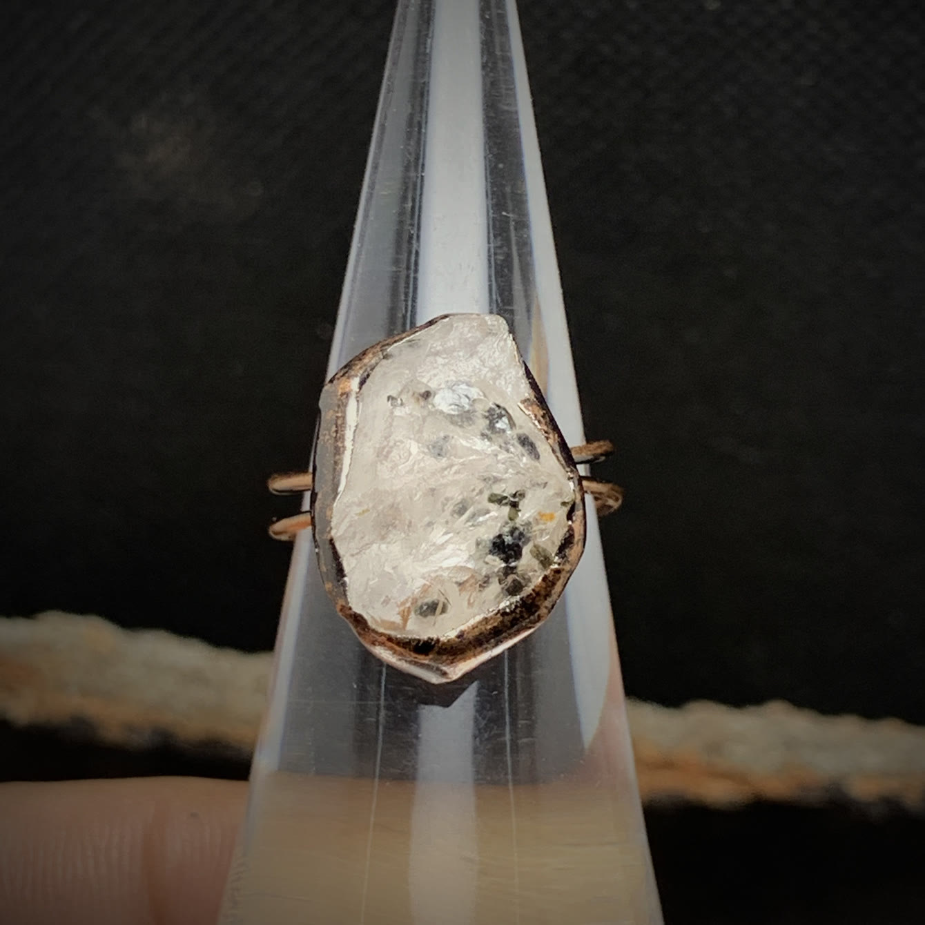 Selina - Natural Raw Birthstone Ring for Women