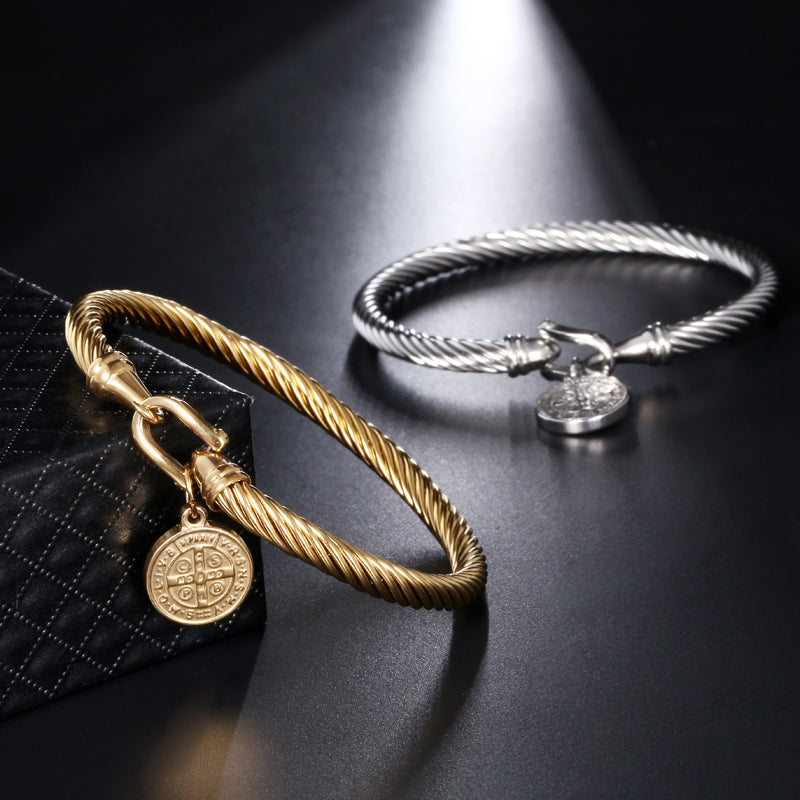 Benedetta - St. Benedict Charm Bracelet
