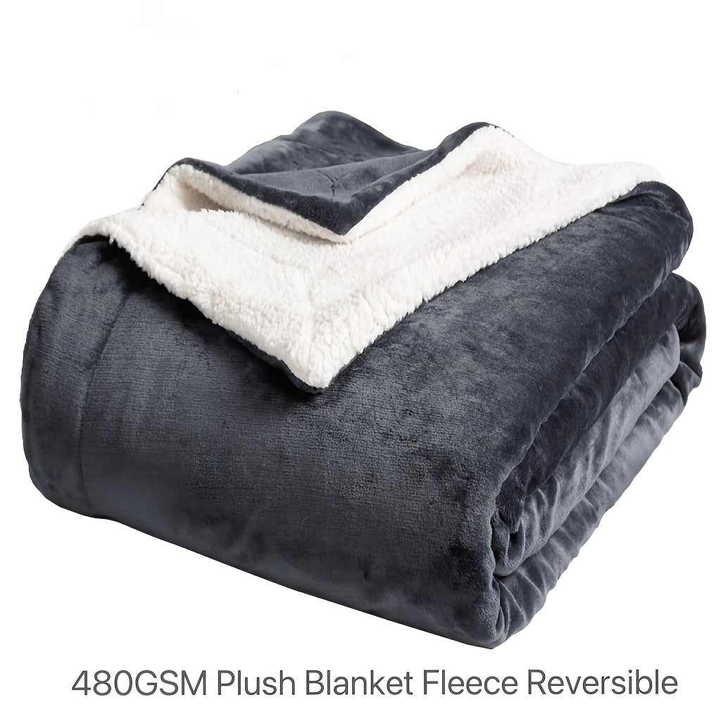 Chic Sherpa Fleece Blanket - Optimal Comfort