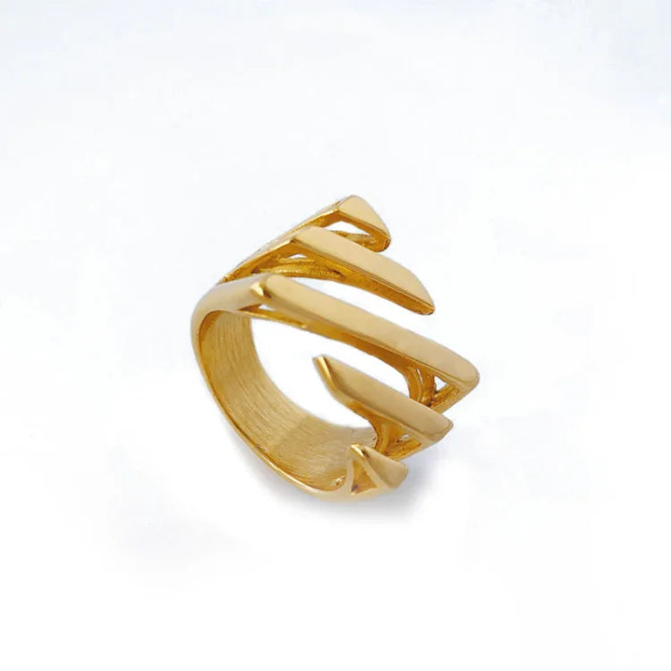 Amaris - Layered Twisted Ring for Women