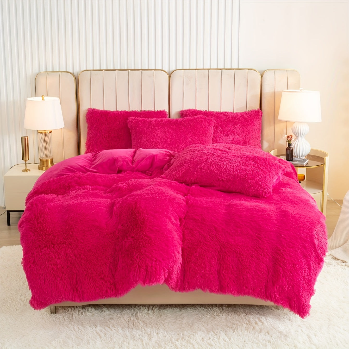 Ultra-Soft Plush Duvet Cover Set - Zipped