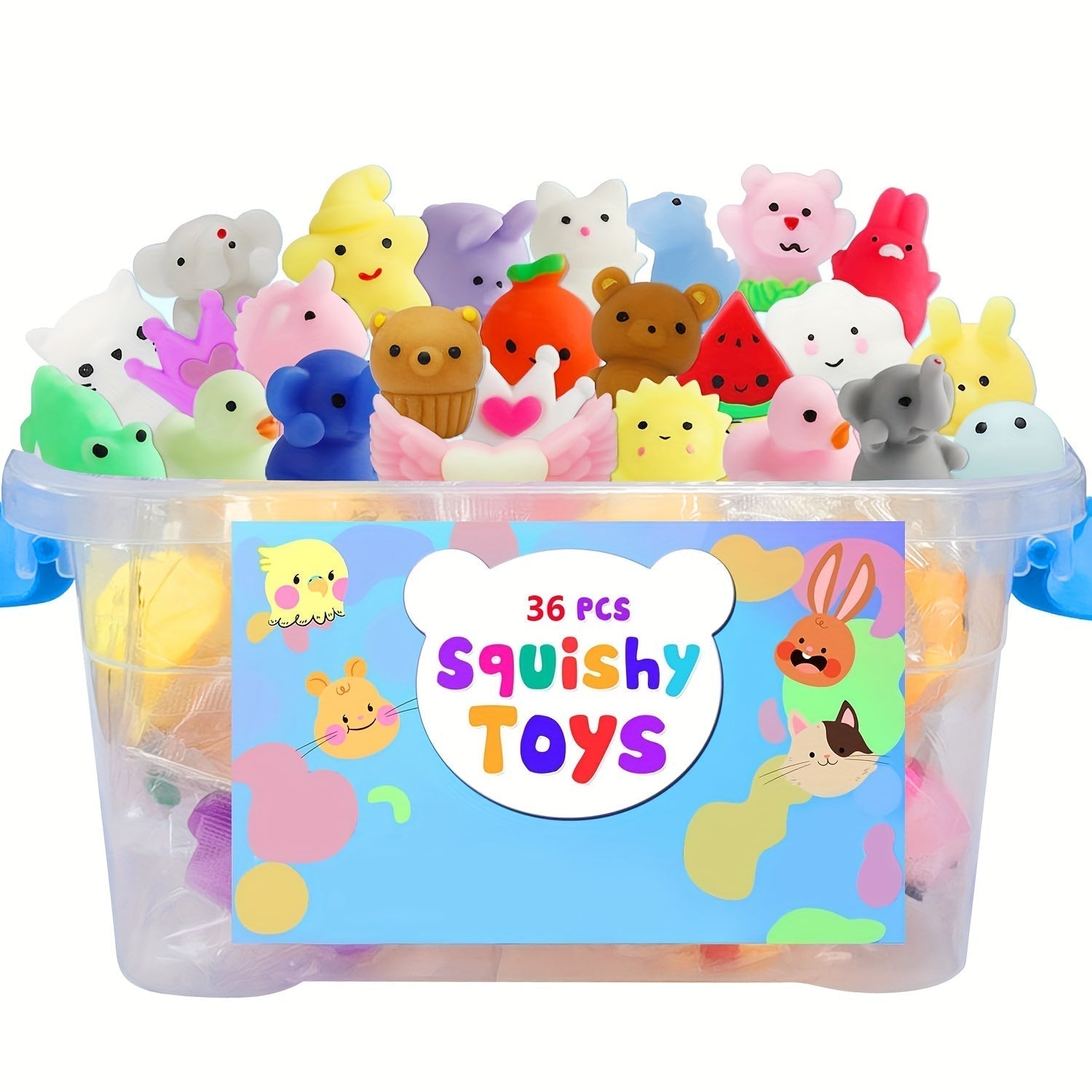 SquishyPals - Kawaii Animal Squishy Toys Set
