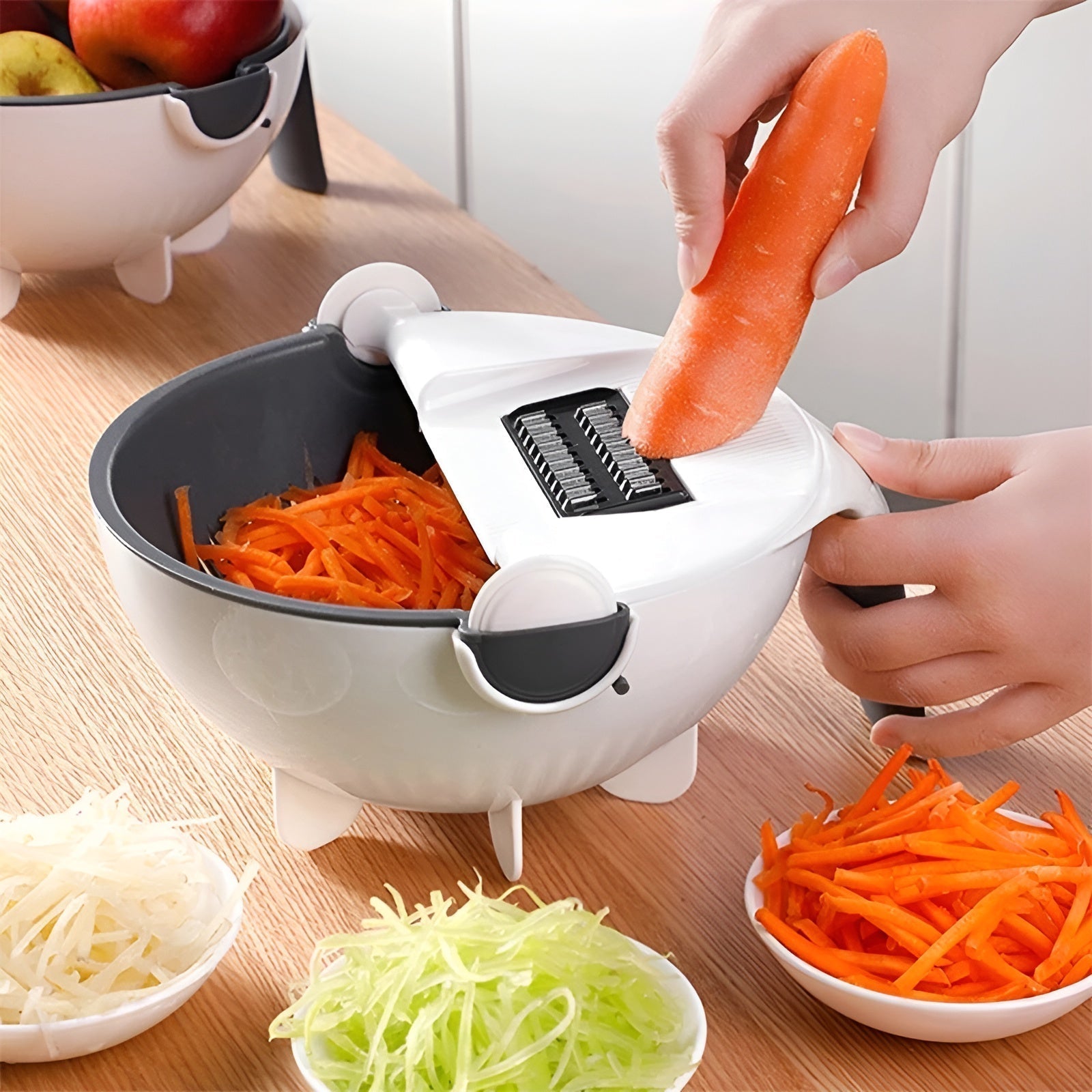 MagicChef - 9-in-1 Multifunctional Vegetable Chopper and Slicer