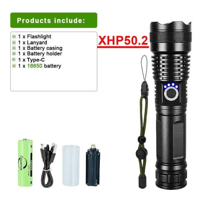 LumiBeam - Powerful Rechargeable LED Flashlight