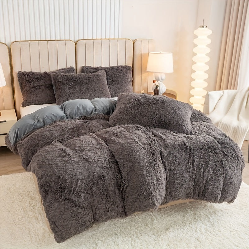 Ultra-Soft Plush Duvet Cover Set - Zipped