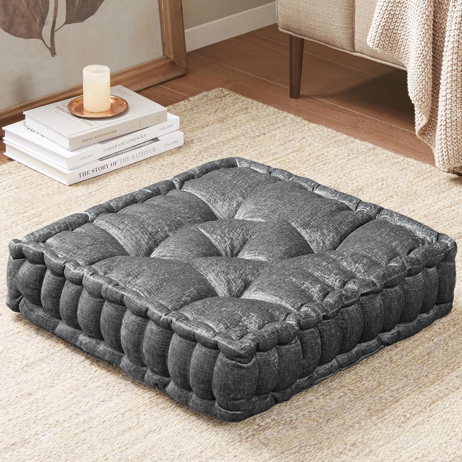 ZenComfort - Luxe Chenille Meditation Cushion