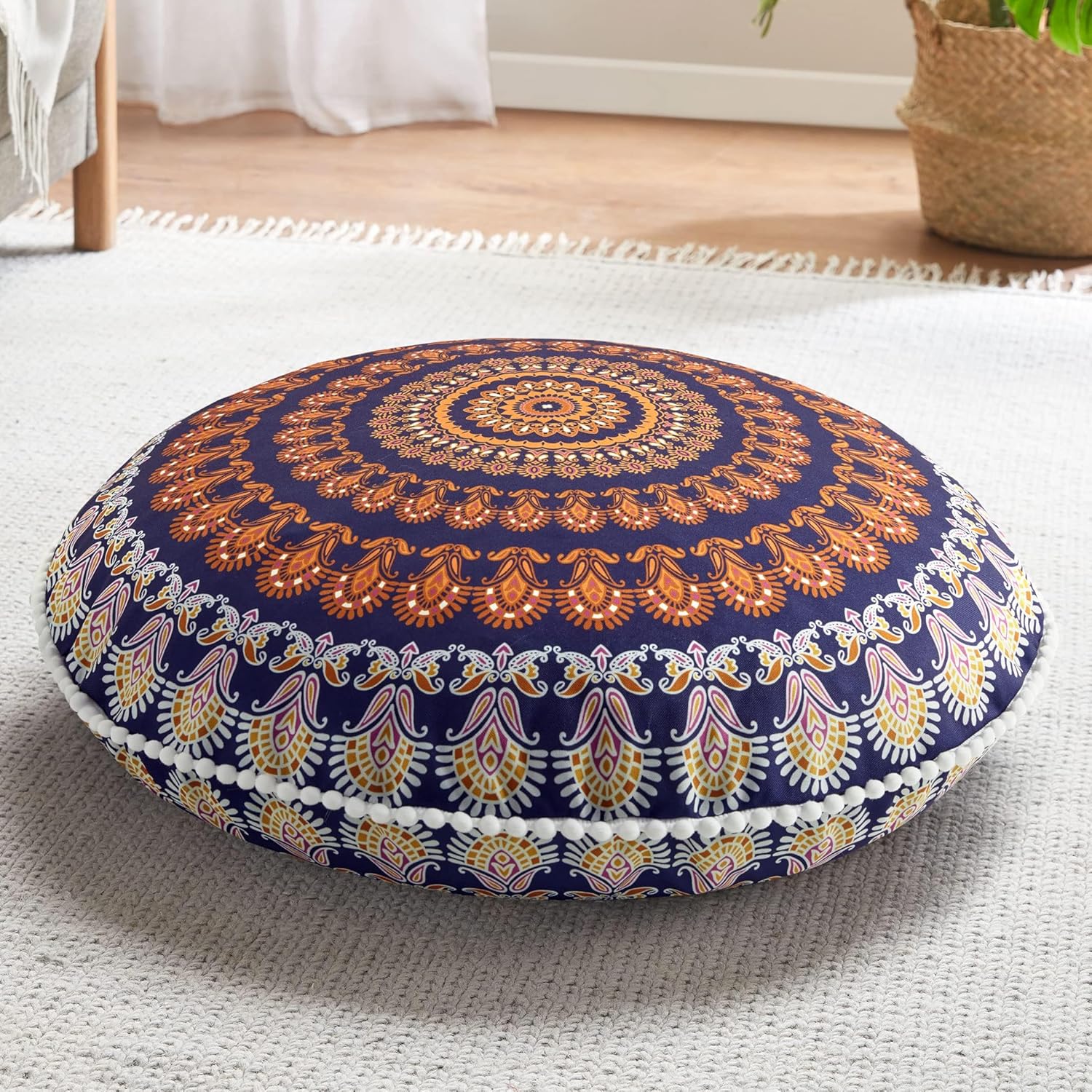 MandalaCushion - Bohemian Meditation Cushion