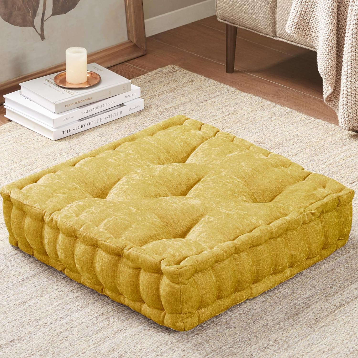 ZenComfort - Luxe Chenille Meditation Cushion