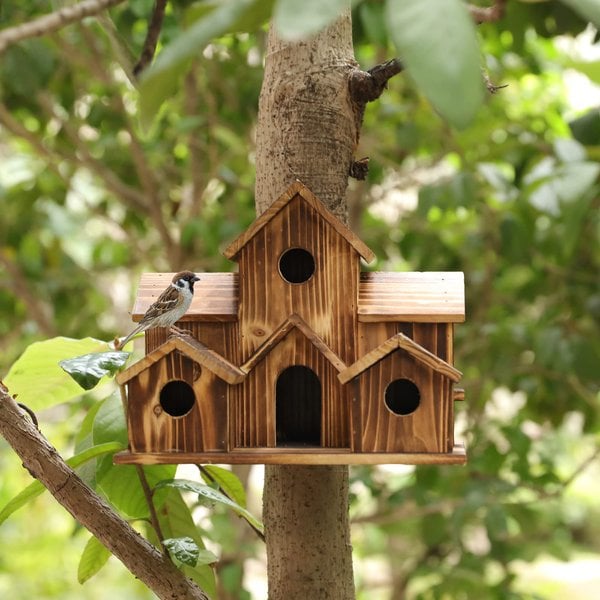 NatureNest - Handmade Wooden Birdhouse