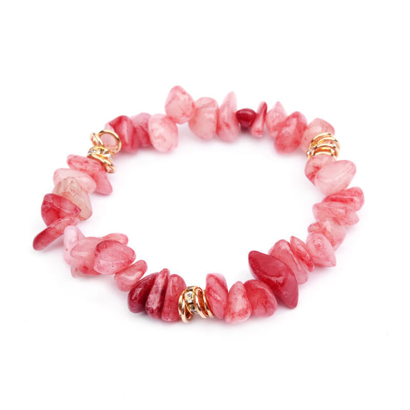 Natural Stone - Crystal Bead Bracelet
