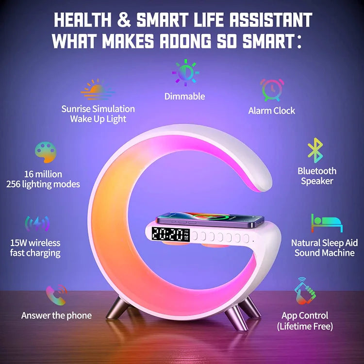 Smart Ambiance Light - LED Lamp & Bluetooth Speaker