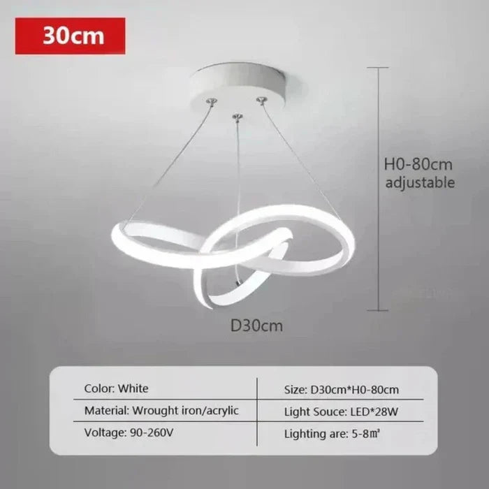 WaveGlow LED Ceiling Light – Stylish Modern Lamp