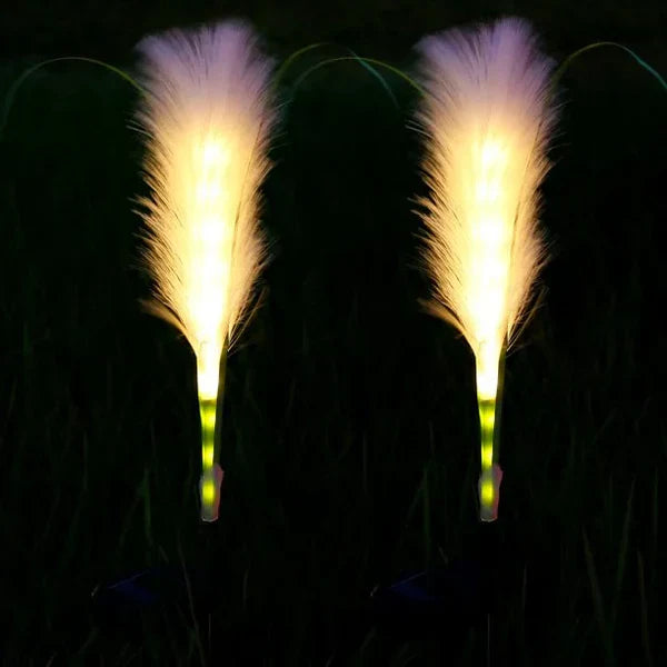 SunReed - Woven Reed Garden Light for Outdoor Spaces