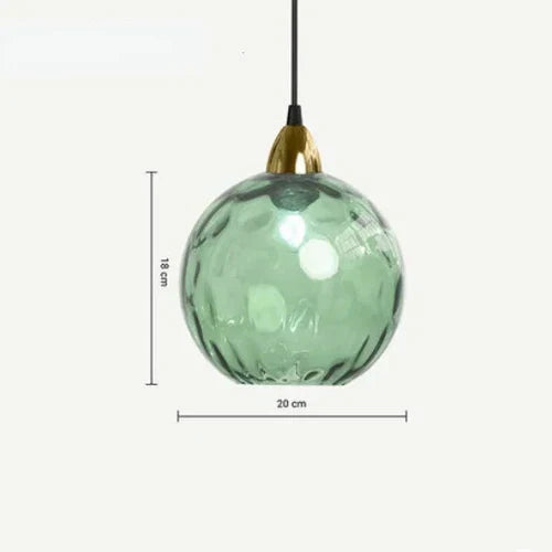 LumiSphere Pendant Light - Elegant Glass Globe Lamp