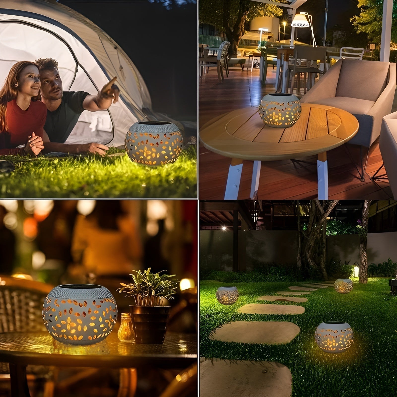 Solar Garden Light - Decorative Outdoor Lantern
