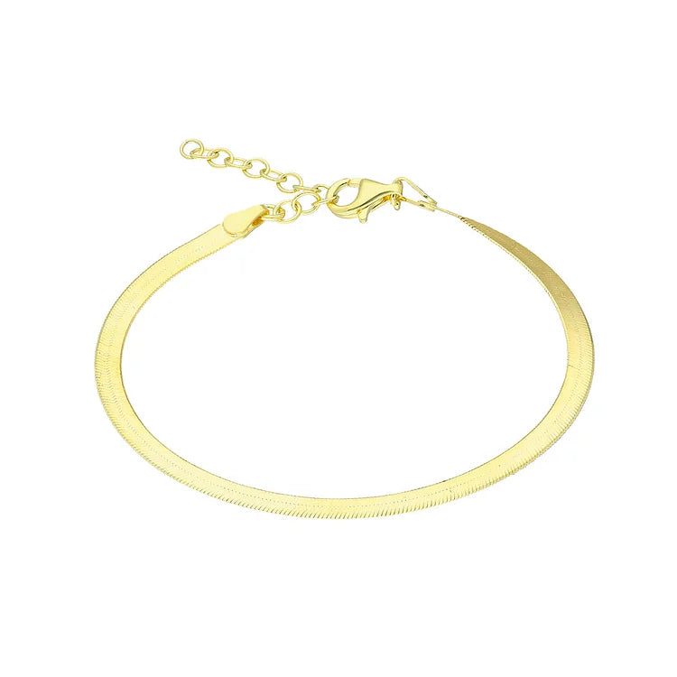Isolde Snake Anklet - Gold or Silver