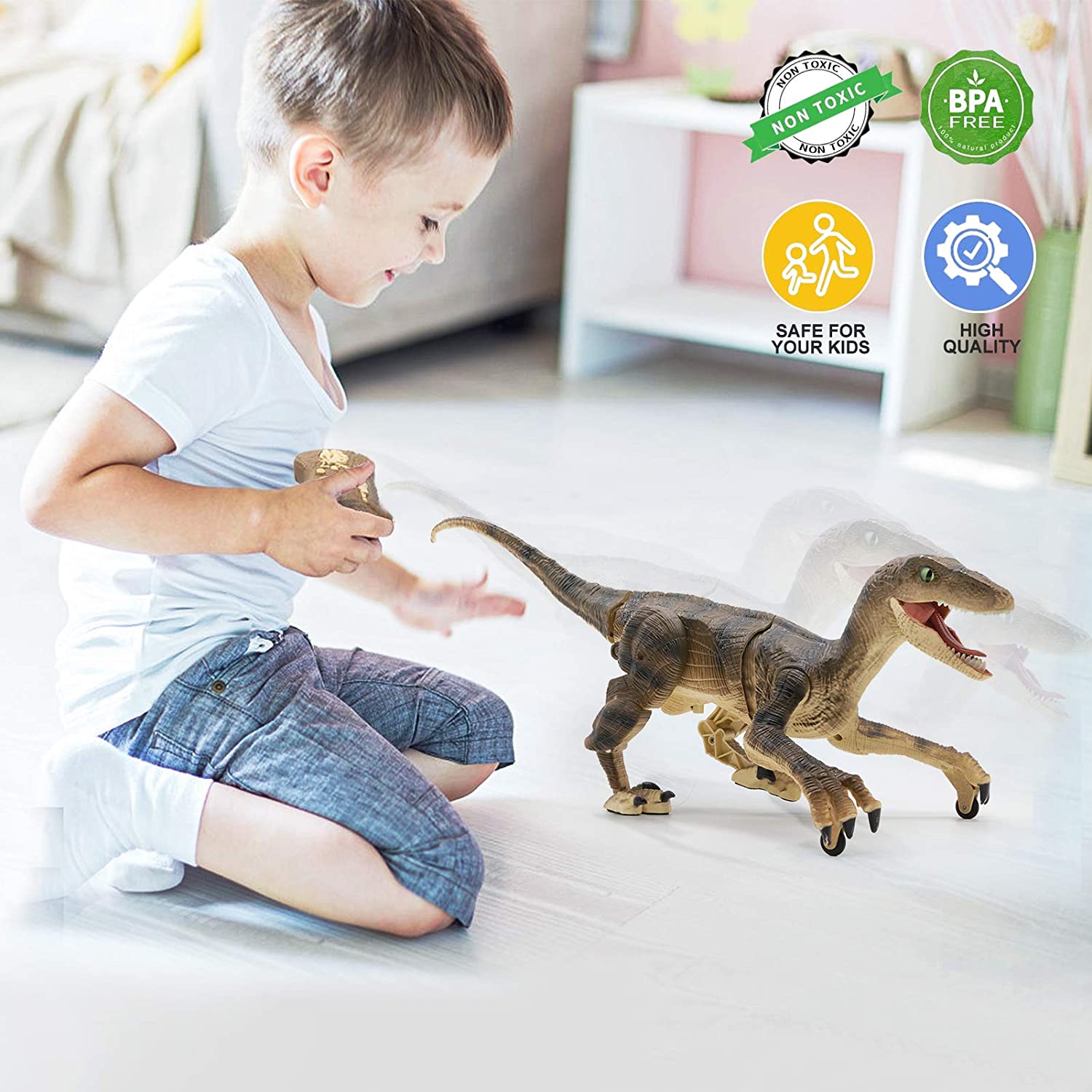 DinoMotion - Remote Control Velociraptor
