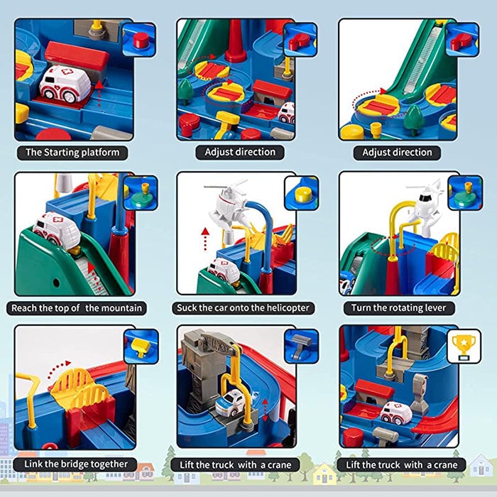 RescueTrack - Educational Toddler Activity Set