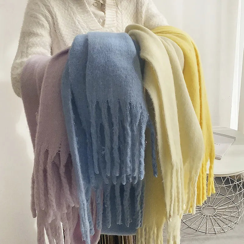 FrostSoft Scarf - Soft Cashmere Winter Scarf in Ten Colours