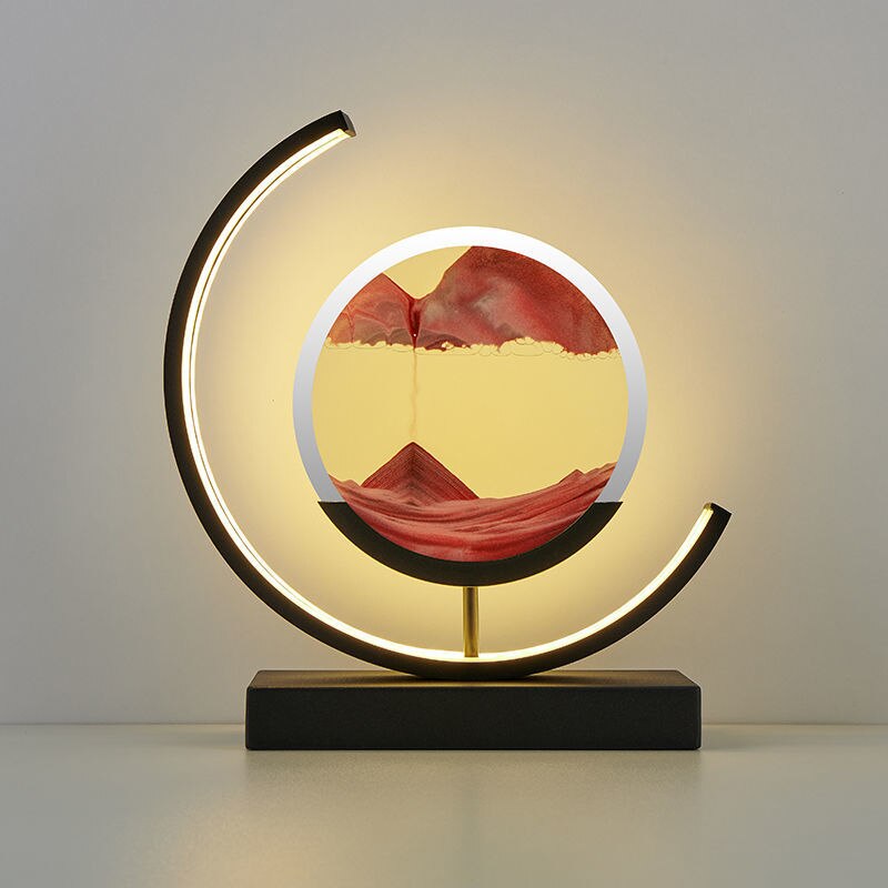 AbyssalGlow | Serene Dynamic 3D Sand Shell Table Lamp for Bedroom 15