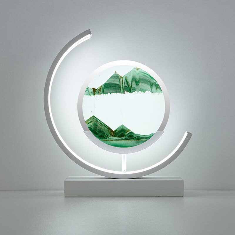 AbyssalGlow | Serene Dynamic 3D Sand Shell Table Lamp for Bedroom 16