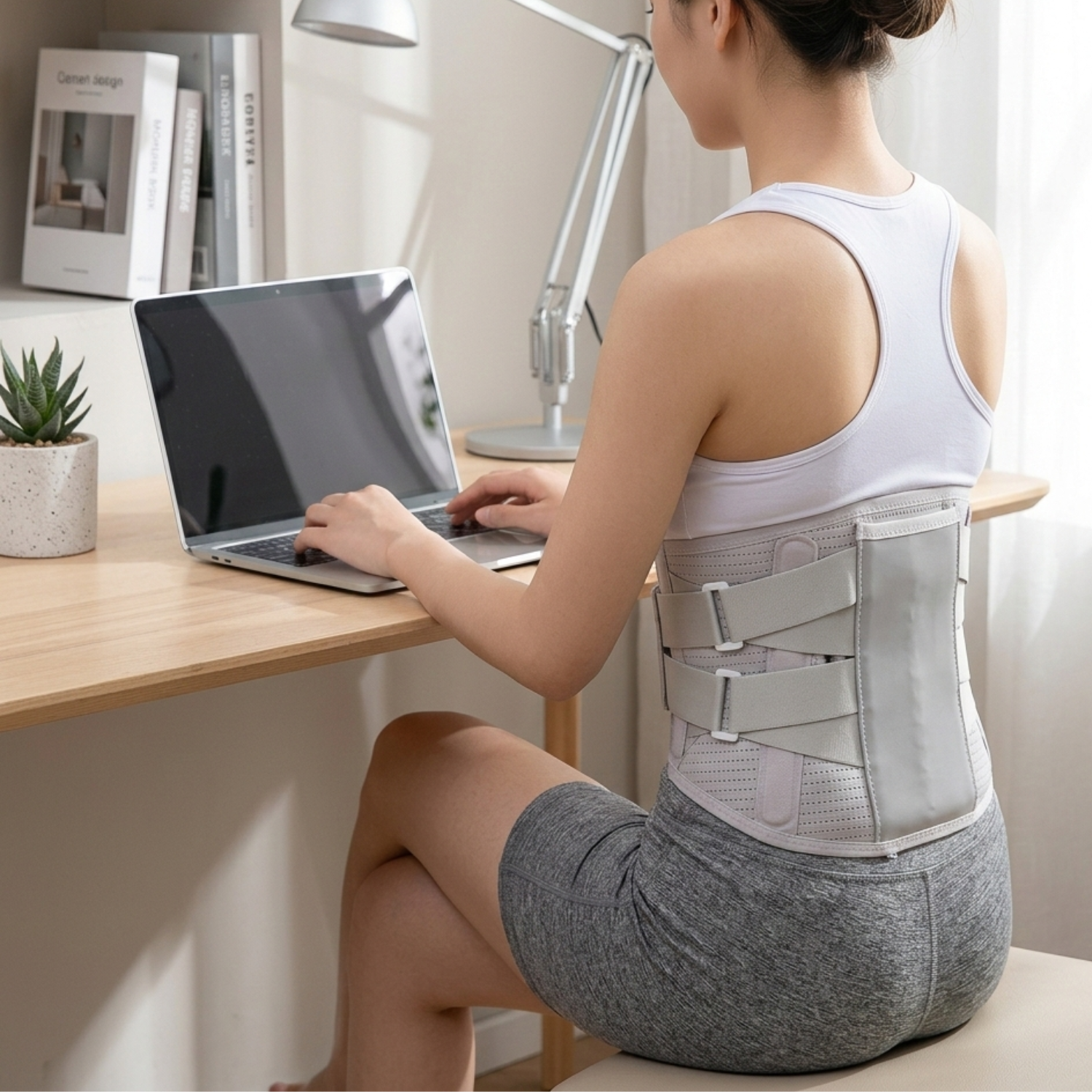 Adjustable Back Support Brace - Enhanced Stability and Posture Corrector for Daily Comfort 0