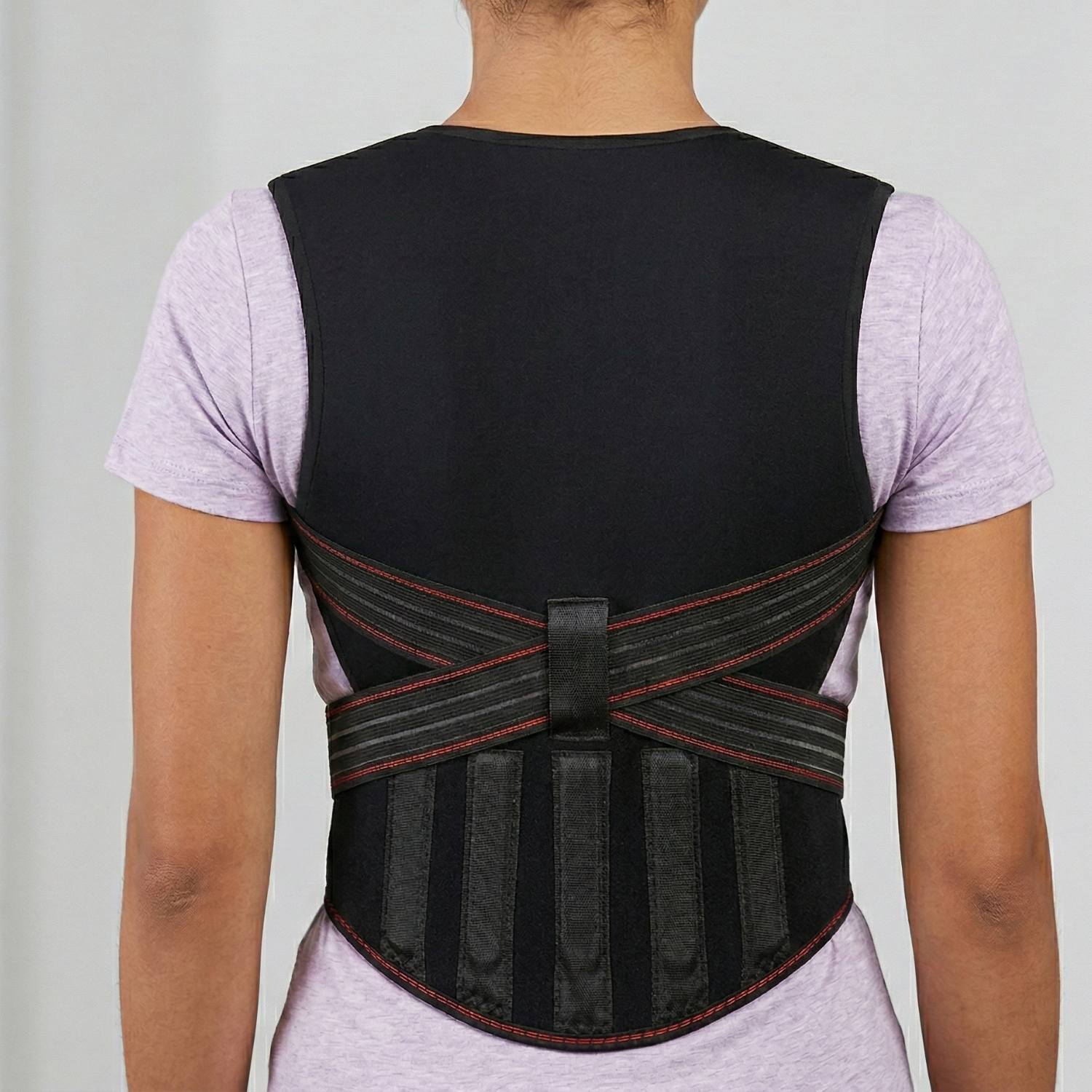 Adjustable Heated Neck and Shoulder Support - Ergonomic Pain Relief with Magnetic Therapy 0