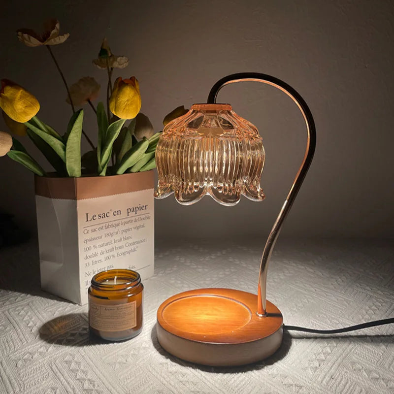 AntiqueAura Retro Night Lamp - Vintage Bedside Light