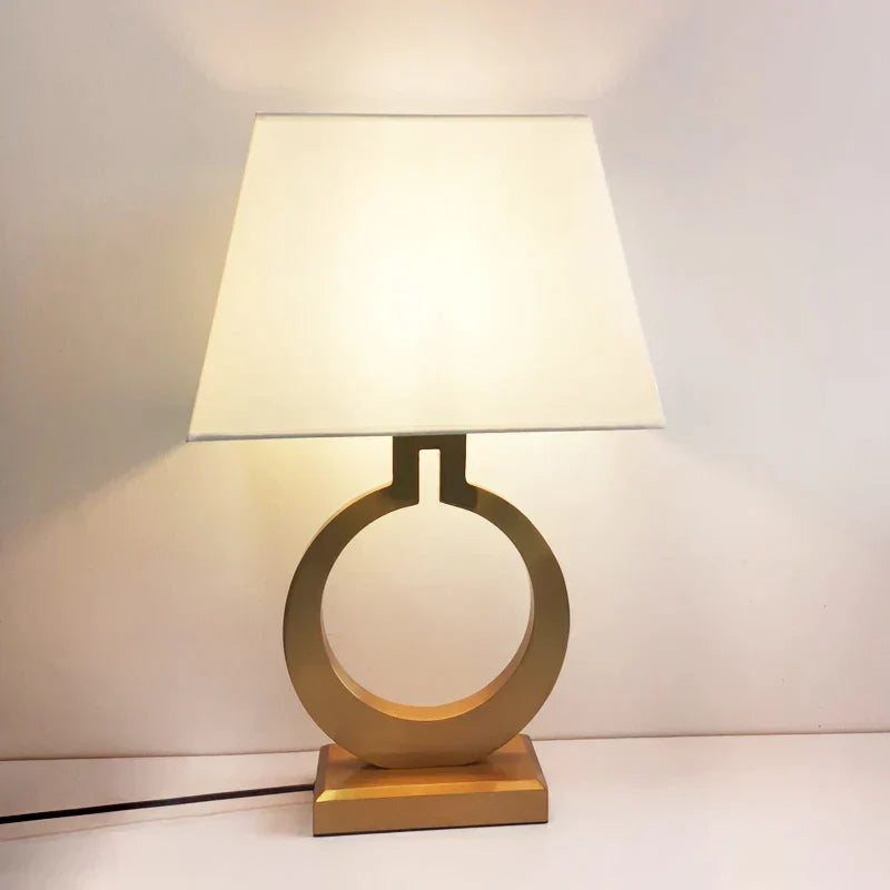 VillaGlow Gold Table Lamp - Luxe Design Light