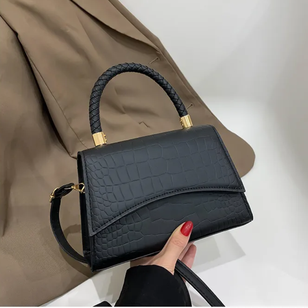 AndreaBag - Stylish PU Leather Handbag with Top Handle