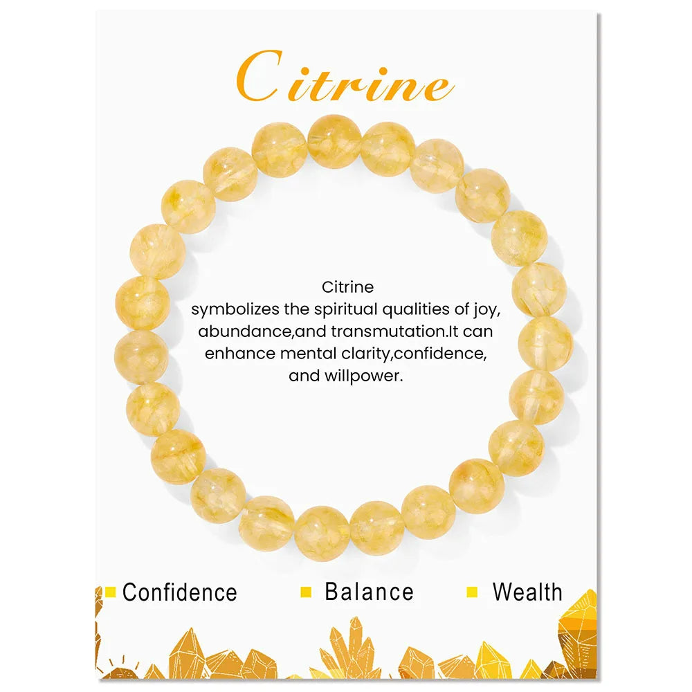Aria Collection | Natural Crystal Bracelet with Healing Properties | Elegant Design for Positive Energy 24