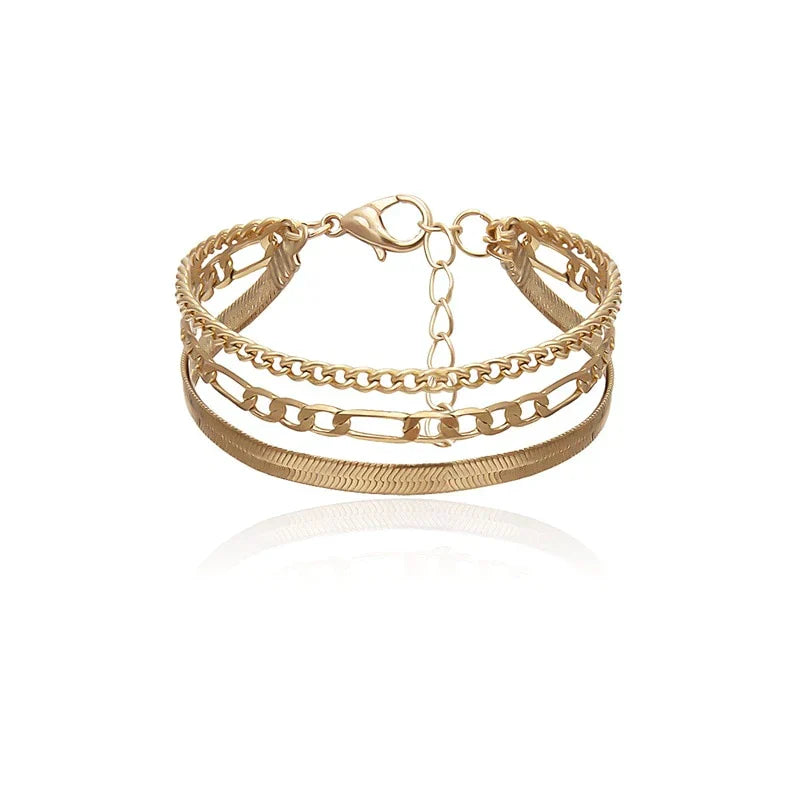 Delicate - 3-Piece Bracelet Set for Women