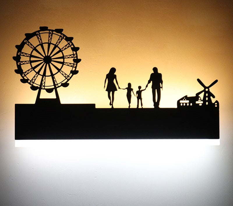 WorldGlow Wall Lamp - Decorative LED Wall Light for Home Ambiance