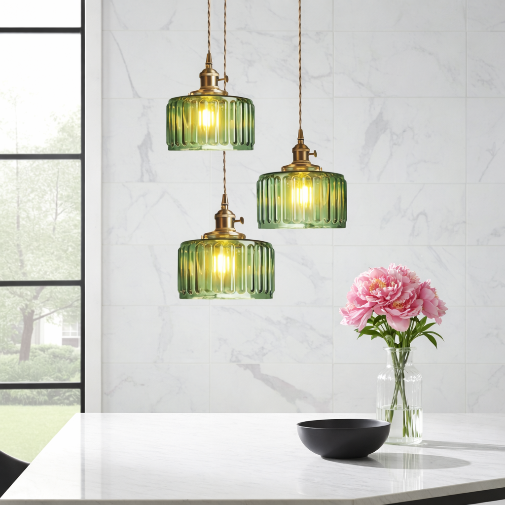 AureviaCrystal | Vintage Elegant Glass Pendant Lighting Fixture2