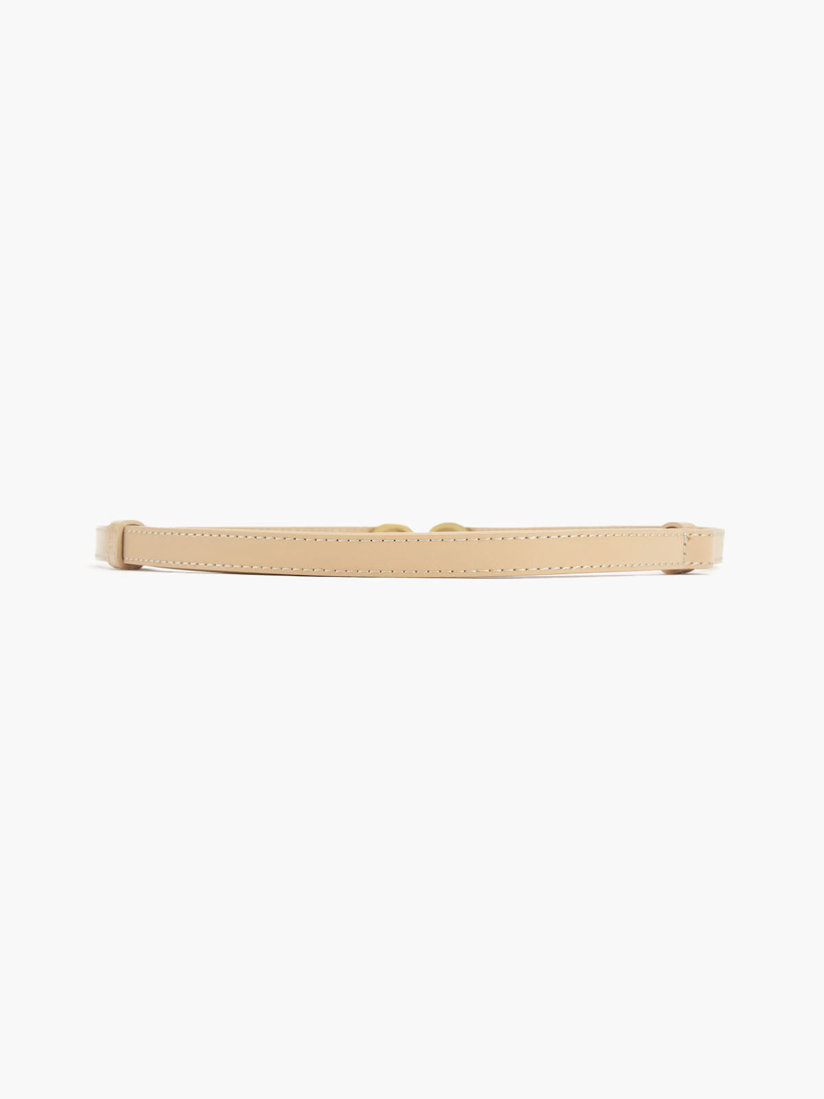 LuxeRing Belt - Elegant Leather Belt with Gold Ring Buckle for Women