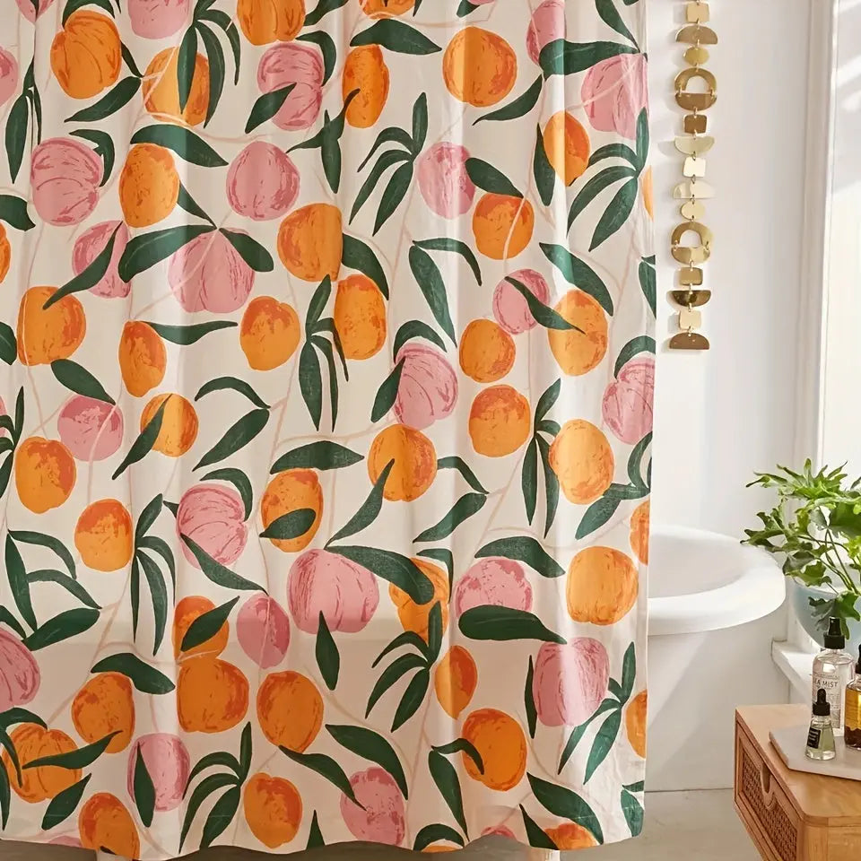 Floral Shower Curtain - Fresh Bathroom