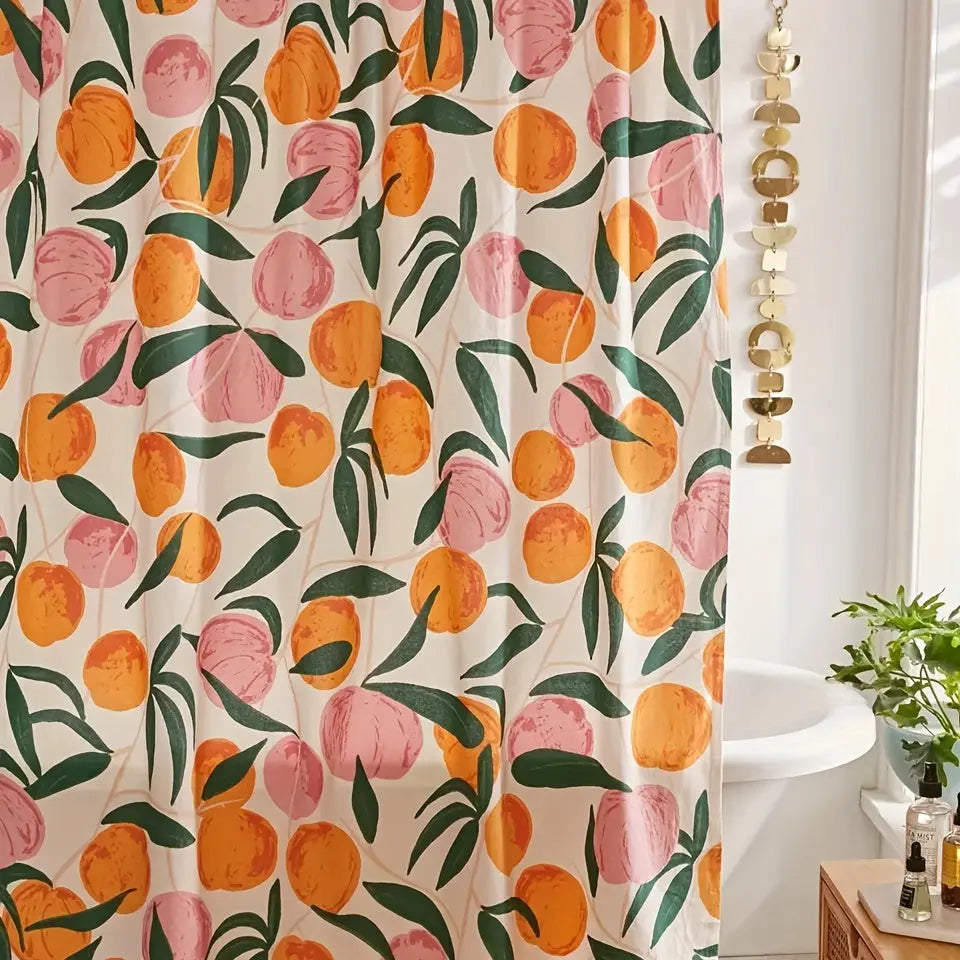 Floral Shower Curtain - Fresh Bathroom