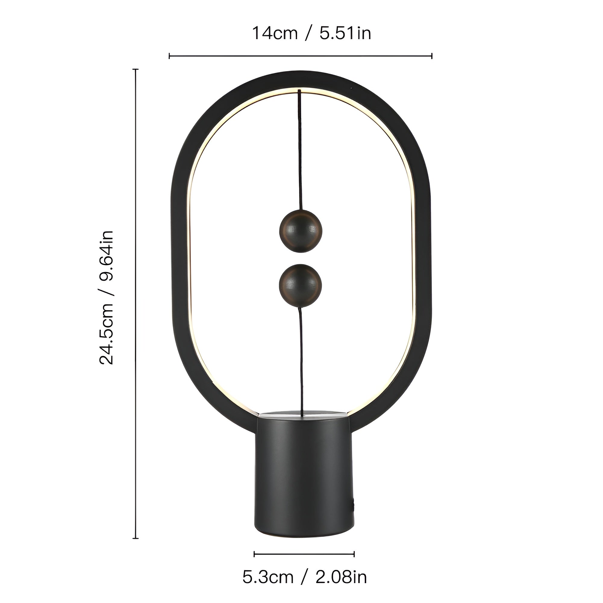 BalanceGlow LED Lamp - USB Rechargeable Light