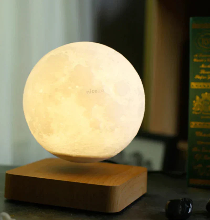 LunaGlow Atmospheric LED Moon Lamp