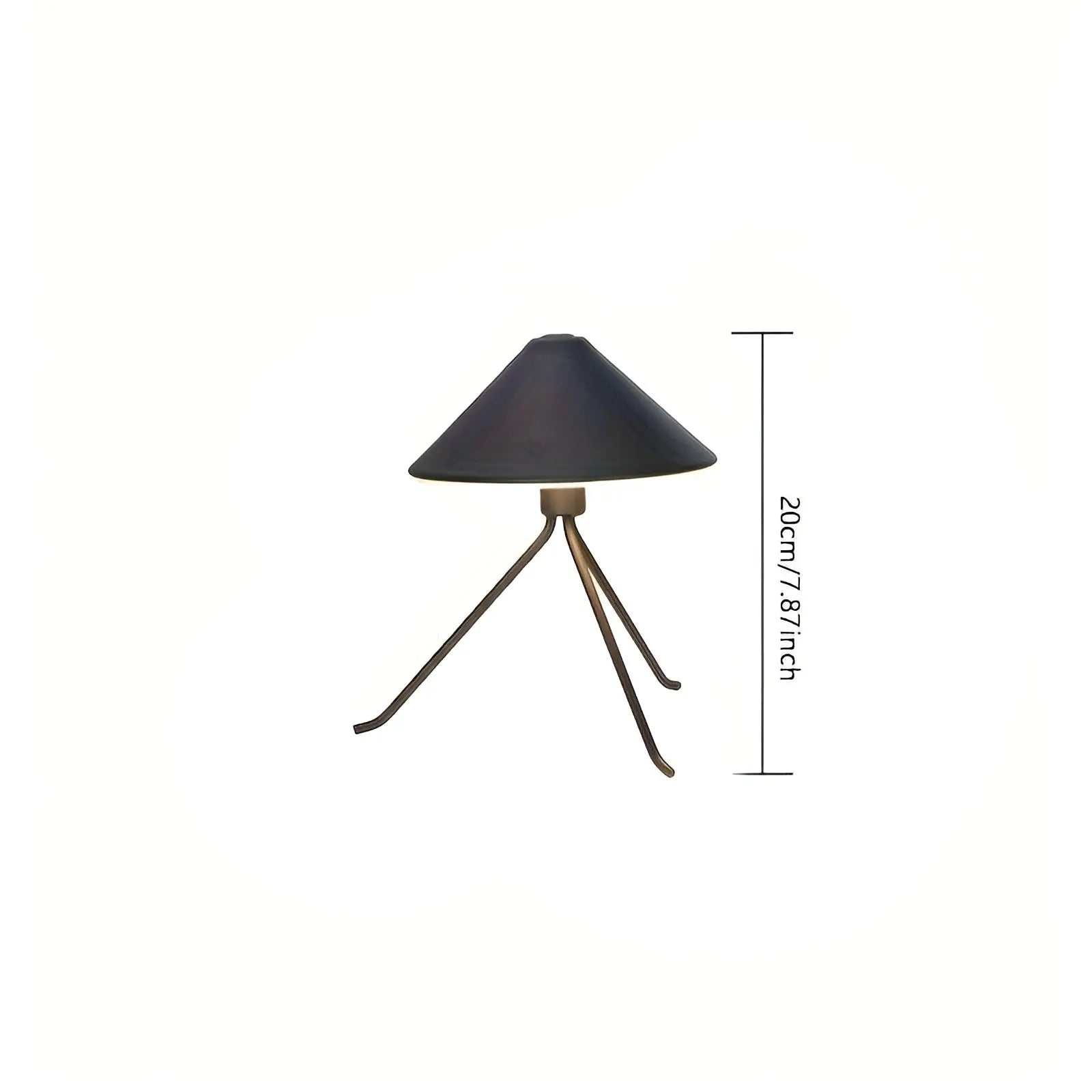 Rechargeable USB Table Lamp - Chic Metal LED Light
