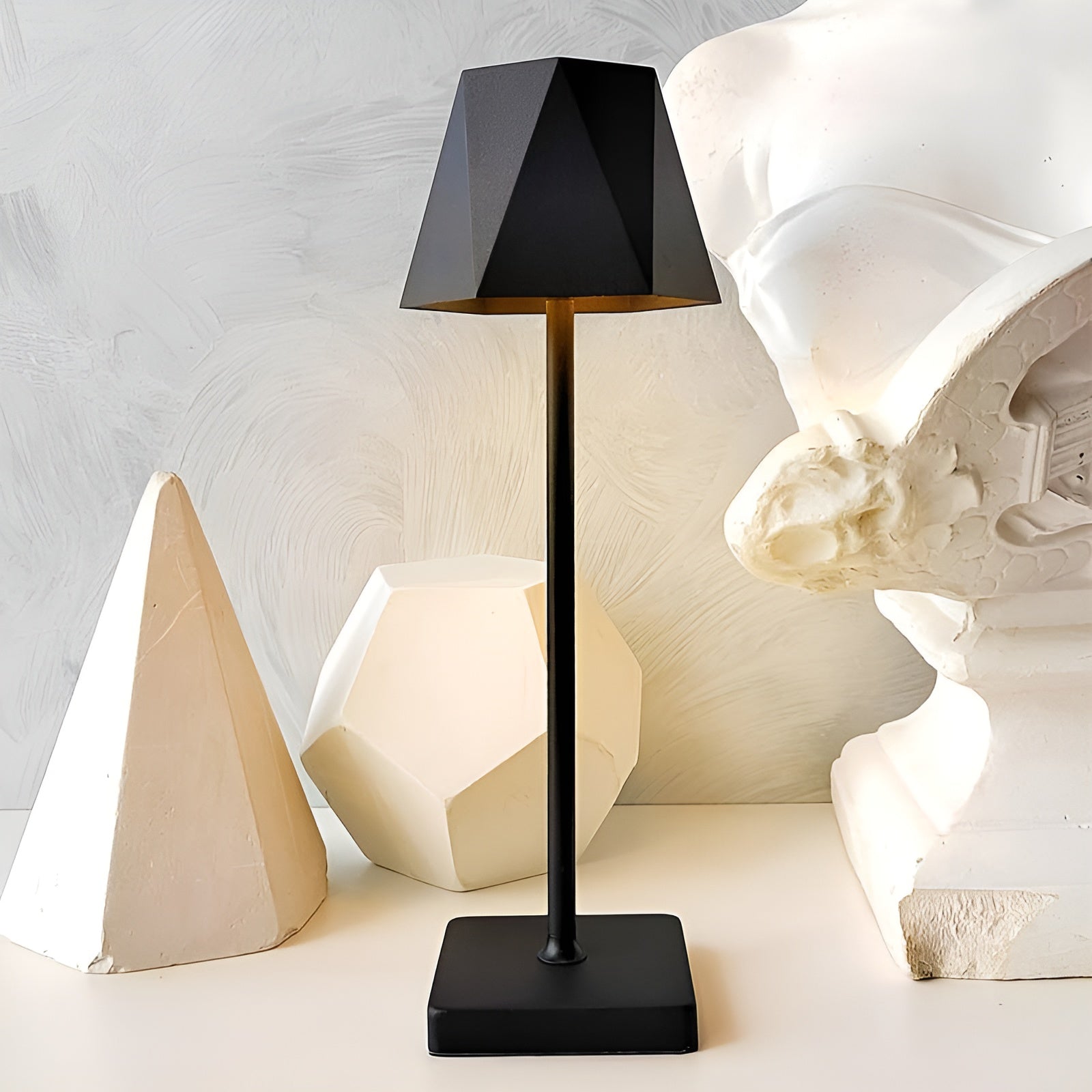Retro LED Table Lamp - Cordless Rechargeable Light