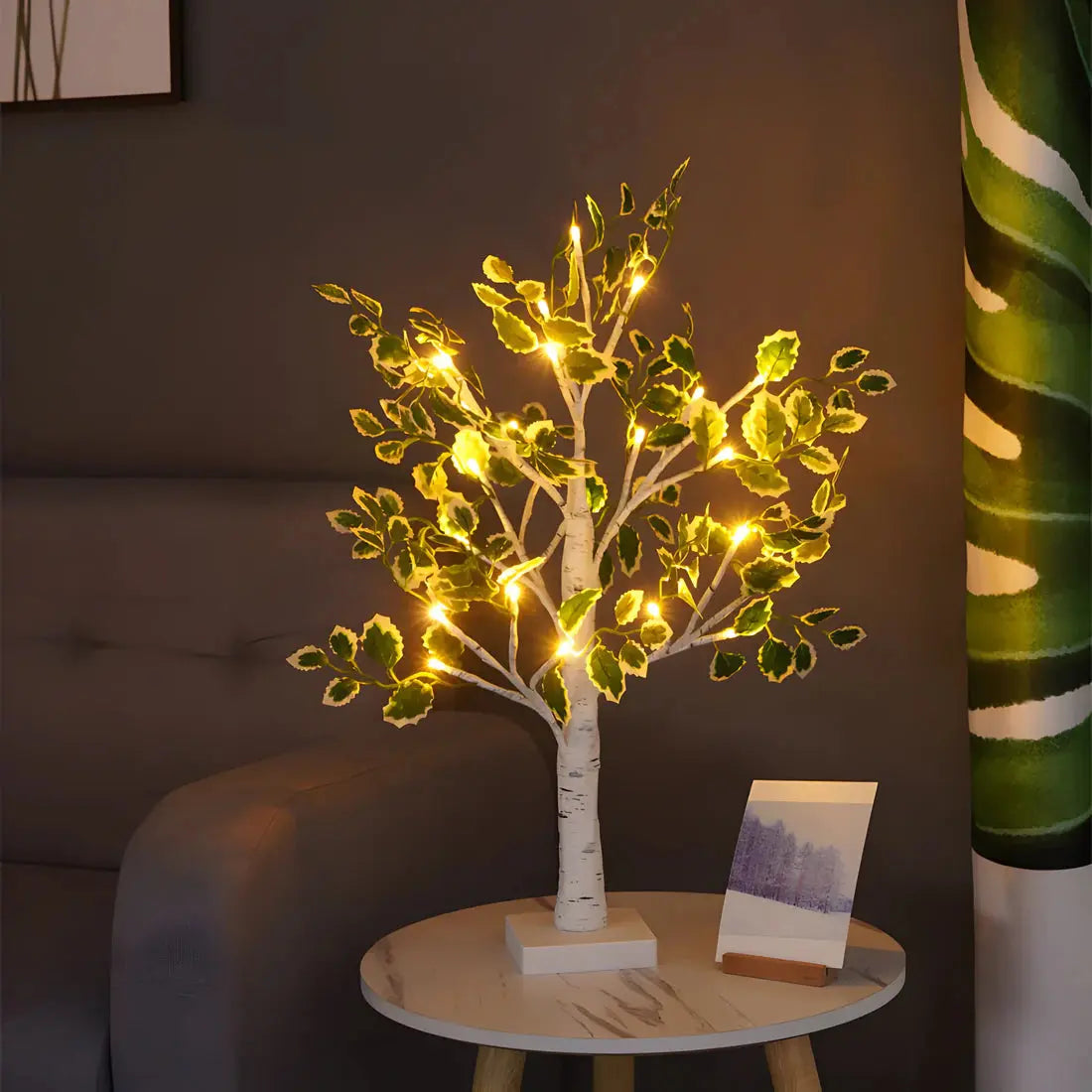 Glowing Tree Table Lamp - Warm LED Decor Light