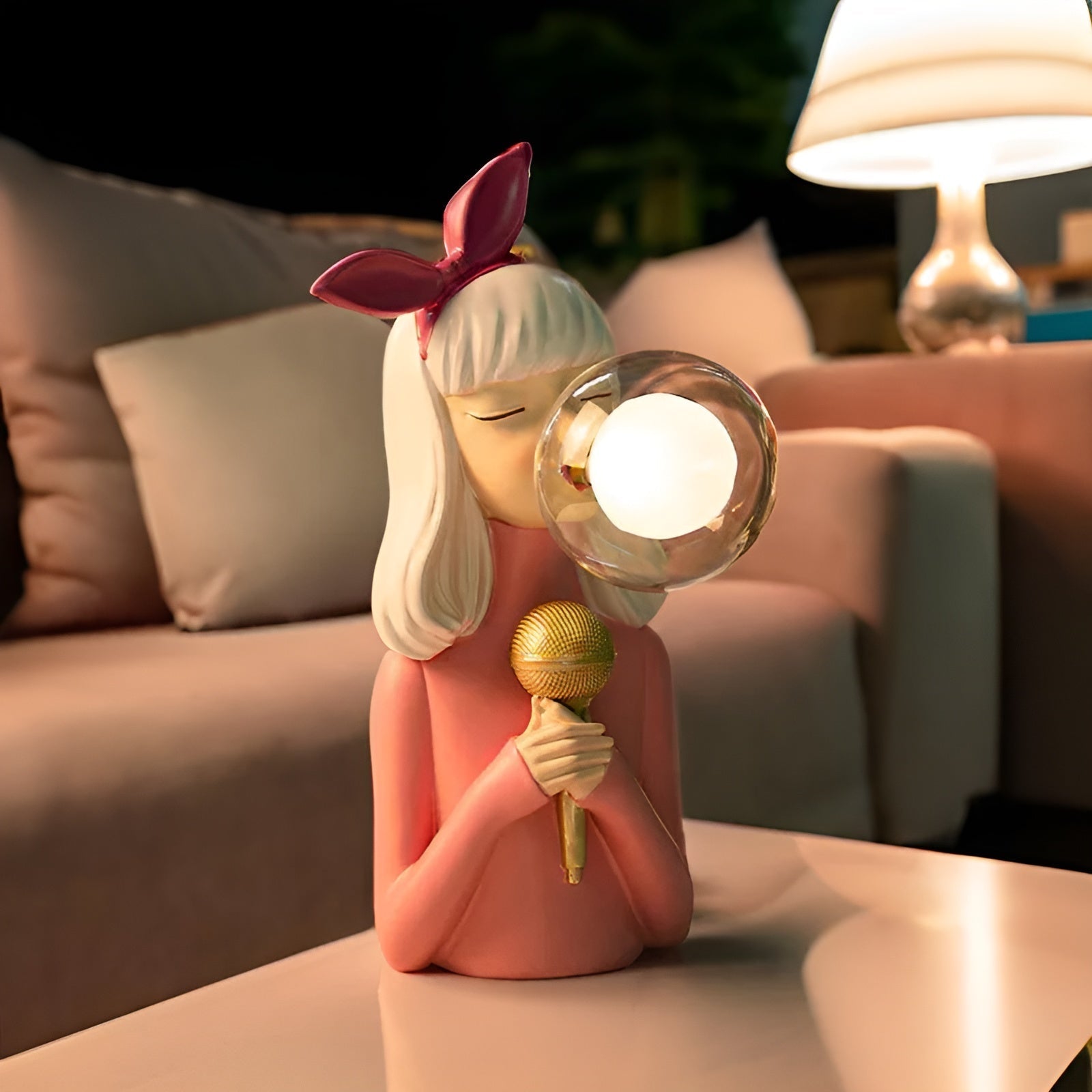 BubbleGlam | Decorative Lamp with Adjustable Brightness | Unique Bubble Design for Elegant Interiors 0