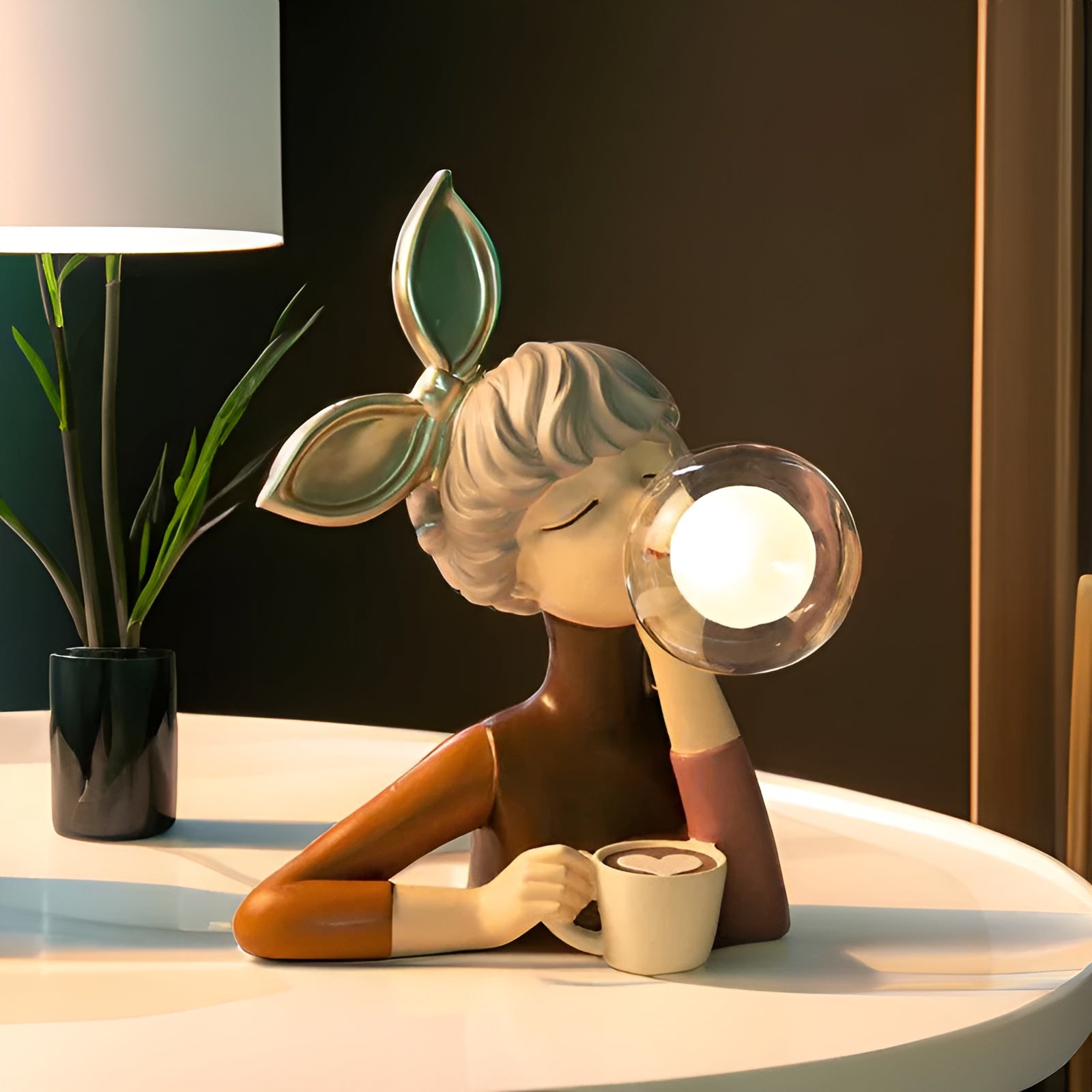 BubbleGlam | Decorative Lamp with Adjustable Brightness | Unique Bubble Design for Elegant Interiors 8