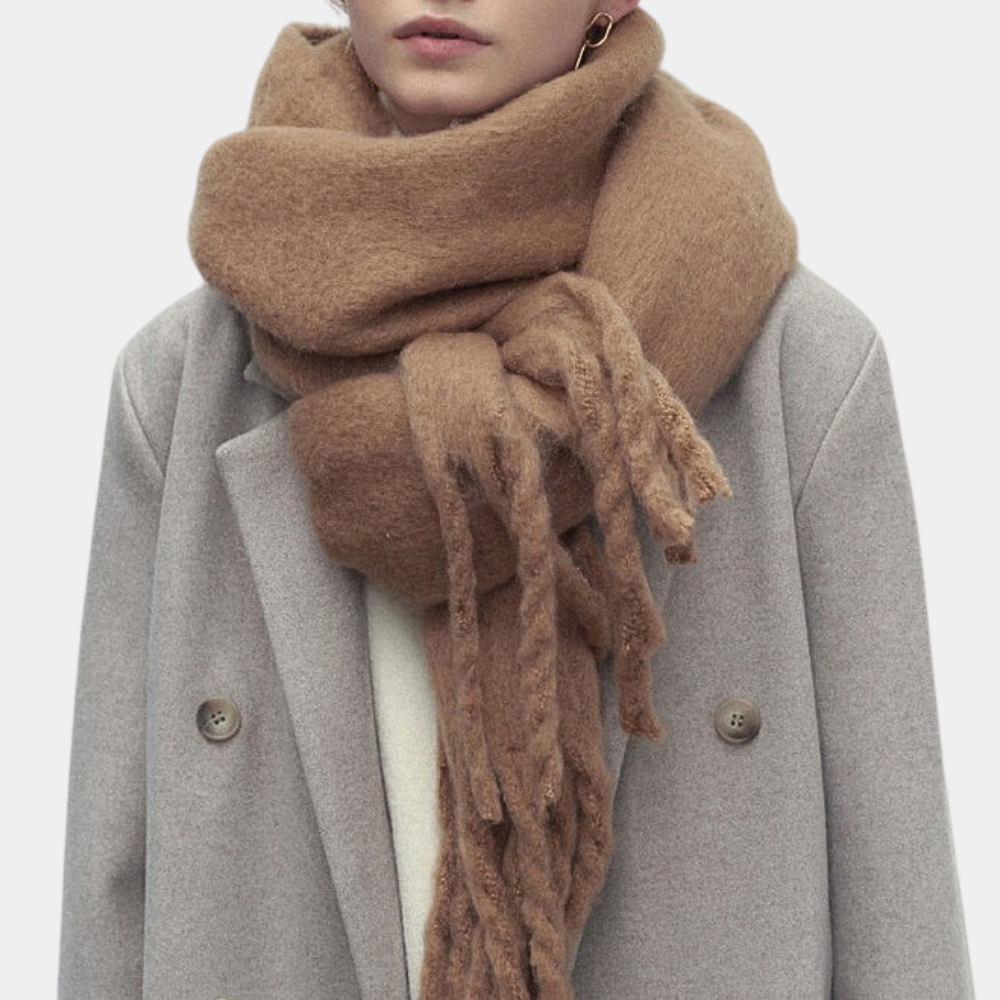 EleganceWrap Scarf – Luxe Multiway Autumn Wrap