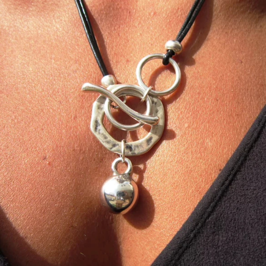 Elina - Vintage Sterling Silver Necklace for Women