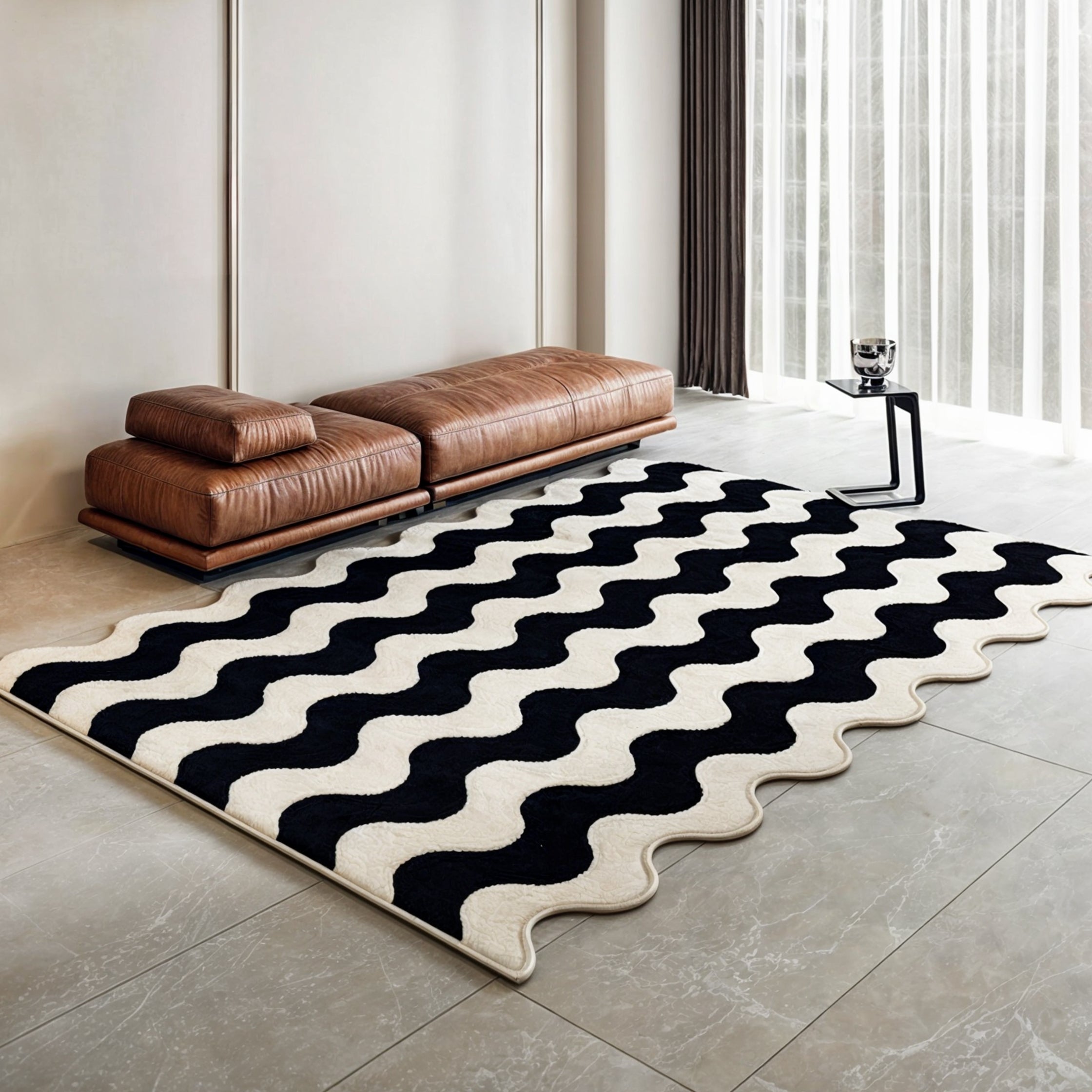 GreenWave - Stylish Bicolour Garden Golf Rug