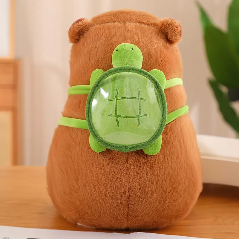 TurtleBuddy - Capybara Plush with Backpack