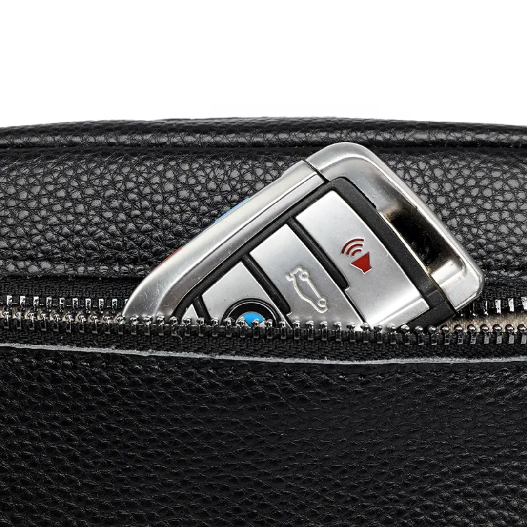 Carrie - Modern Leather Messenger Bag