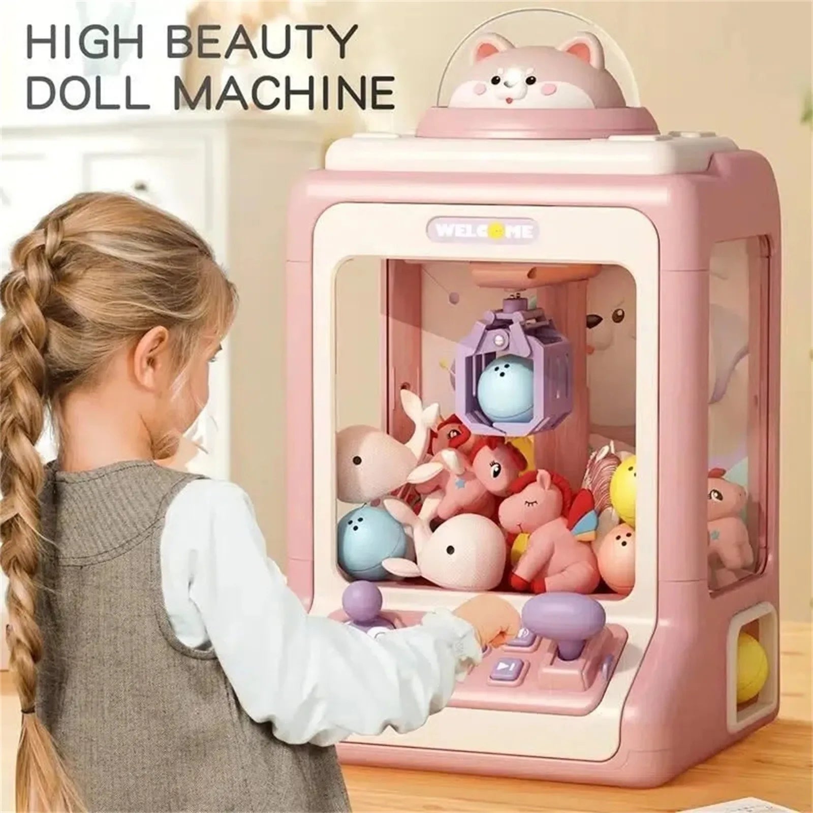 Grab & Fun - Interactive Light & Sound Claw Machine